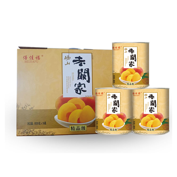 820克 黃桃罐頭